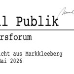 Verkehrsforum Markkleeberg: Bürgerbeteiligung im Audio