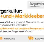 Bürgerverein fragt nach Bürgerkultur beim Kunstwinkelfest